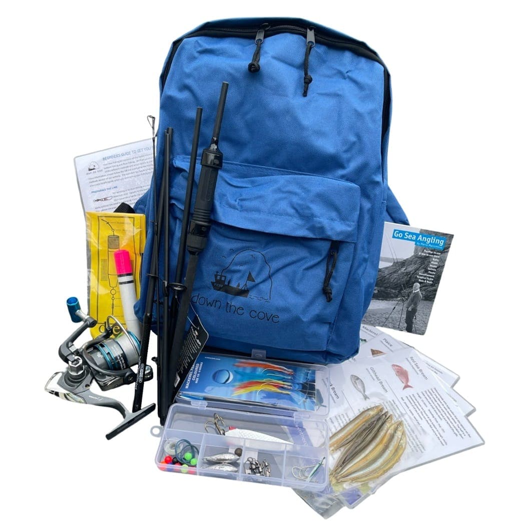 6 Piece Carbon Travel Sea Fishing Kit at Down The Cove
